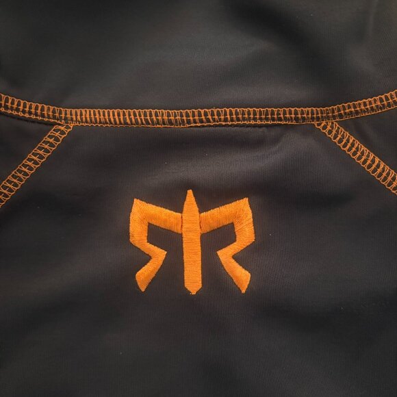 Ragnar Logo Zip Up Jacket - Gray and Orange - Size Mens Small - Picture 4 of 6